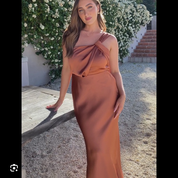 Greta Maxi Dress - Copper - Picture 1 of 3